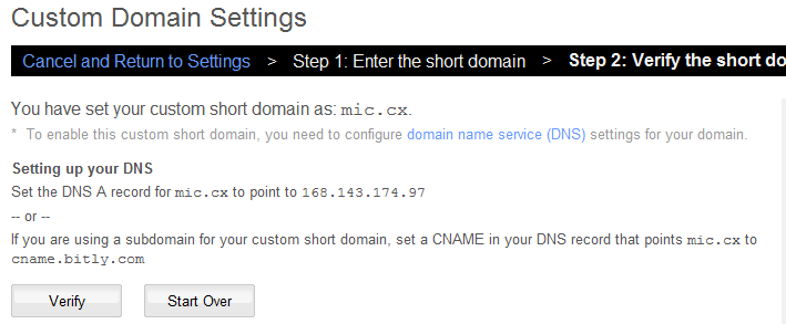 Step 4-Verify-Custom-Short-Domain